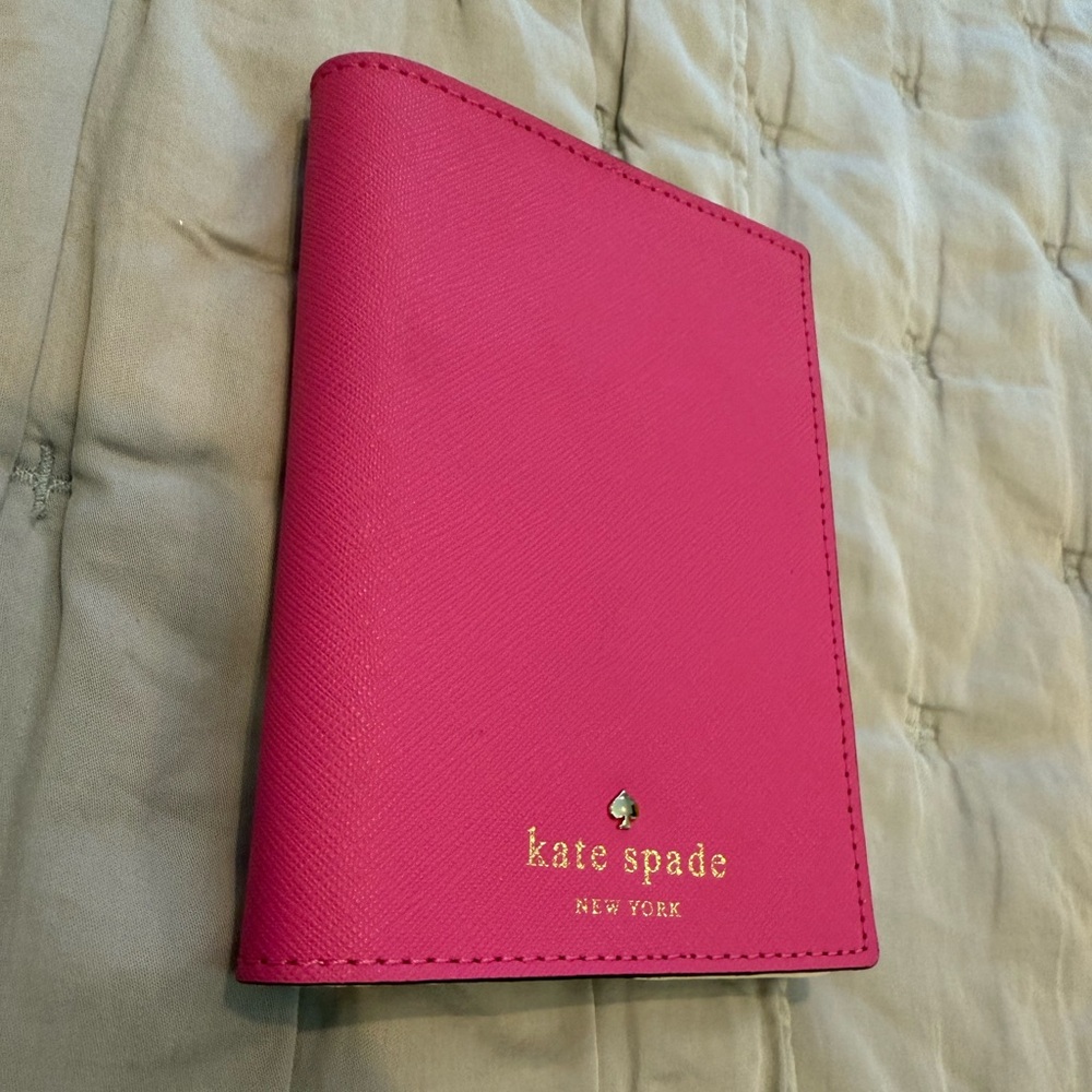Kate spade pink passport holder